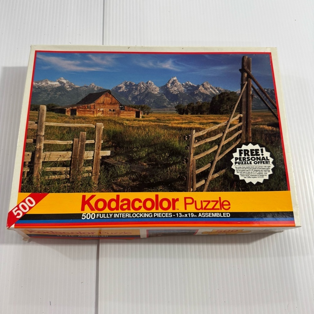 23. Kodacolor Puzzle - 500 Piece Jigsaw with Scenic Design